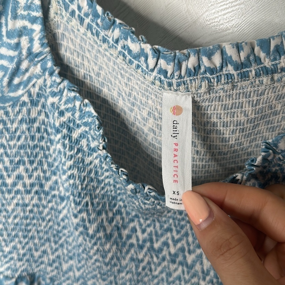 🆕 ANTHROPOLGIE Daily Practice tiered maxi dress size XS - Picture 8 of 9